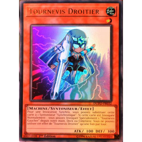 Carte Yu-Gi-Oh Dupo-Fr032 Tournevis Droitier Neuf Fr