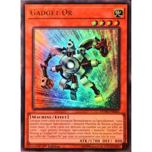 Carte Yu-Gi-Oh Dupo-Fr043 Gadget Or Neuf Fr