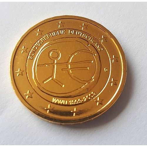 Allemagne 2009 - E.M.U. - Atelier "D" - 2 Euros Plaque Or