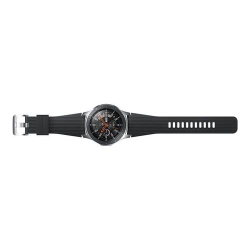 Samsung Galaxy Watch - 46 Mm - Argent - Montre Intelligente Avec Bracelet - Silicone - Affichage 1.3" - 4 Go - Wi-Fi, Lte, Nfc, Bluetooth - 4g - 63 G