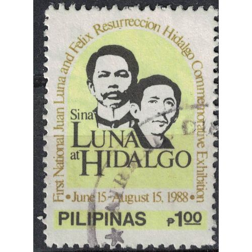 Philippines 1988 Oblitéré Used Exposition Artistes Juan Luna Et Félix Resurrección Hidalgo Su