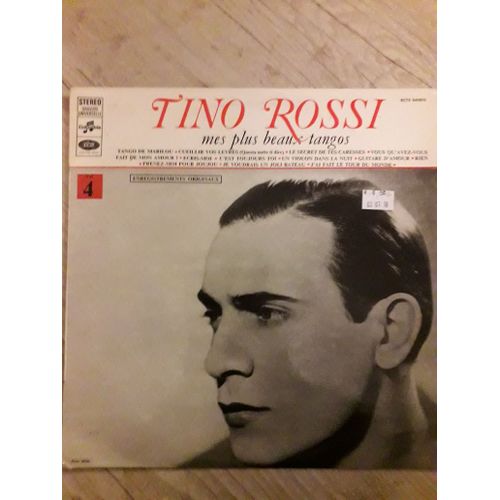 33t Tino Rossi Mes Plus Beaux Tangos