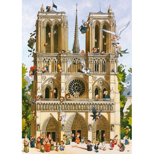 Puzzle 1000 Pièces Jean-Jacques Loup - Vive Notre Dame!