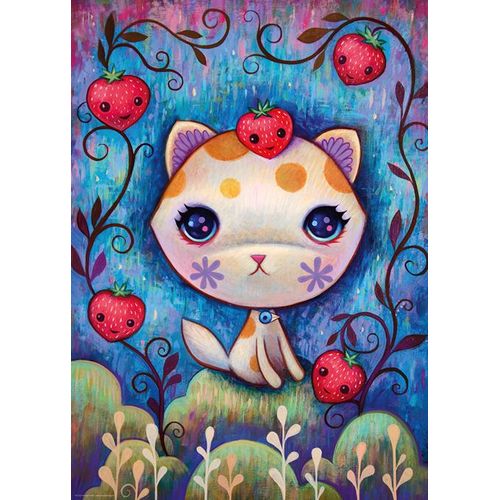 Puzzle 1000 Pièces Jeremiah Ketner - Strawberry Kitty