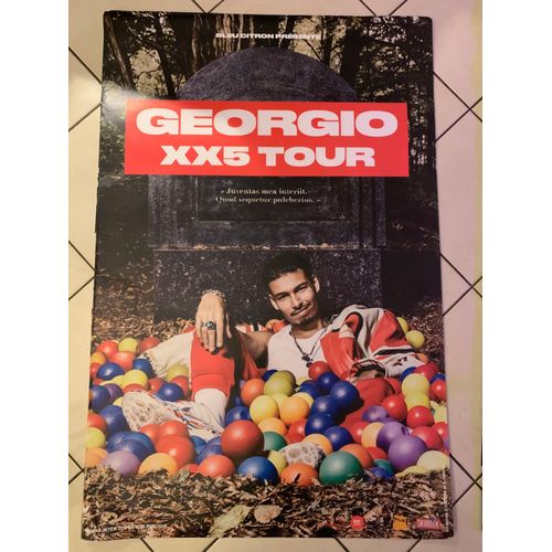 Georgio - Xx5 Tour / Juventas Mea Interiit. - 80x120cm - Affiche / Poster Envoi En Tube