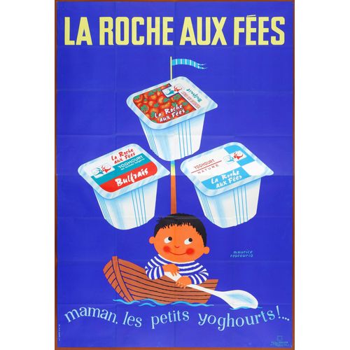 Affiche Yaourts La Roche Aux Fées