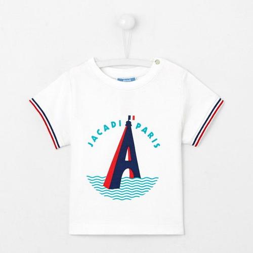T-Shirt Bébé Garçon Imprimé Tour Eiffel (Jacadi)