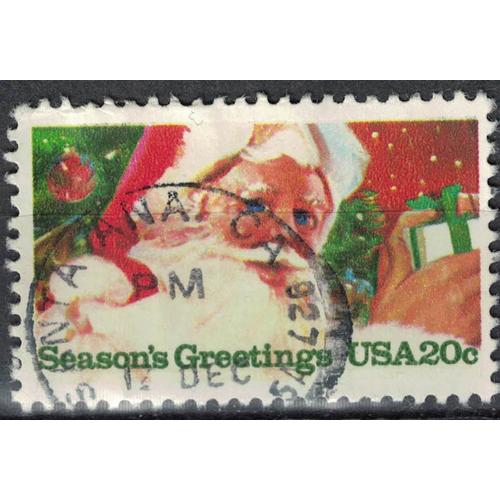 Etats Unis 1983 Oblitéré Used Christmas Season's Greetings Santa Claus Père Noël Su