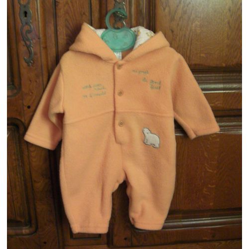 Pyjama Orange Avec Ourson