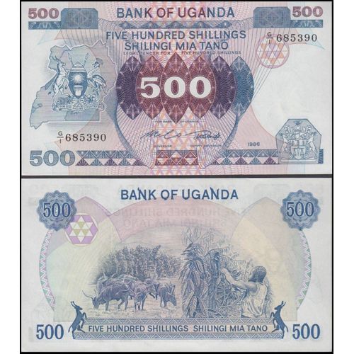Billet Ouganda 500 Shilling