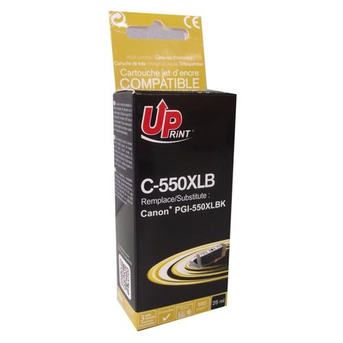 CJ550XLBUPR UP-C-550XLB-CANON MG6350/MX925-PGI 550XL-BK-REMA