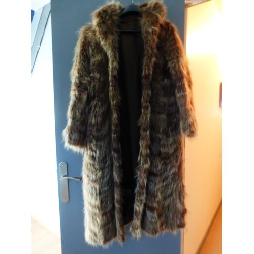 Manteau Fourrure De Marmotte Véritable