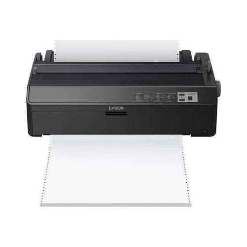 Epson LQ 2090IIN - Imprimante - Noir et blanc - matricielle - Rouleau (21,6 cm), 406,4 mm (largeur), 420 x 364 mm - 360 x 180 dpi - 24 pin - jusqu'à 584 car/sec - parallèle, USB 2.0, LAN