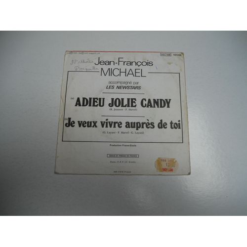 Pochette Sans Disque /// François Michael Adieu Jolie Candy