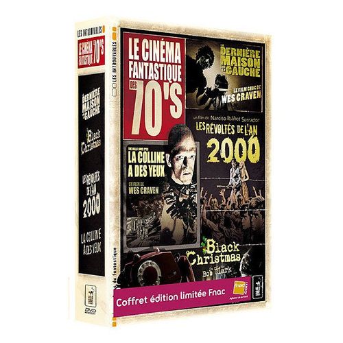 Cinéma Fantastique Des 70's - La Dernière Maison Sur La Gauche + Black Christmas + Les Révoltés De L'an 2000 + La Colline A Des Yeux - Édition Limitée