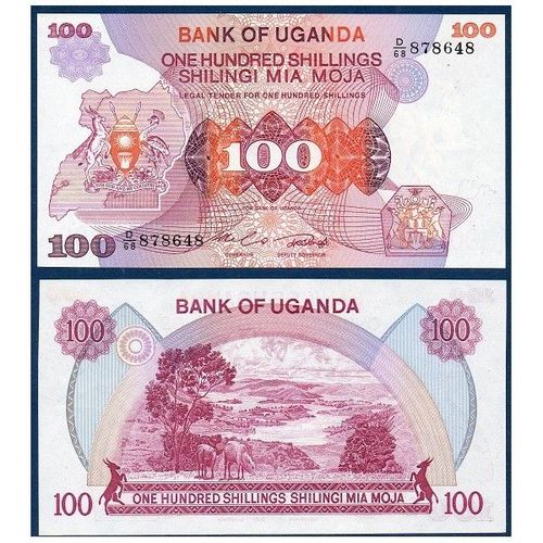 Billet Ouganda 100 Shillings