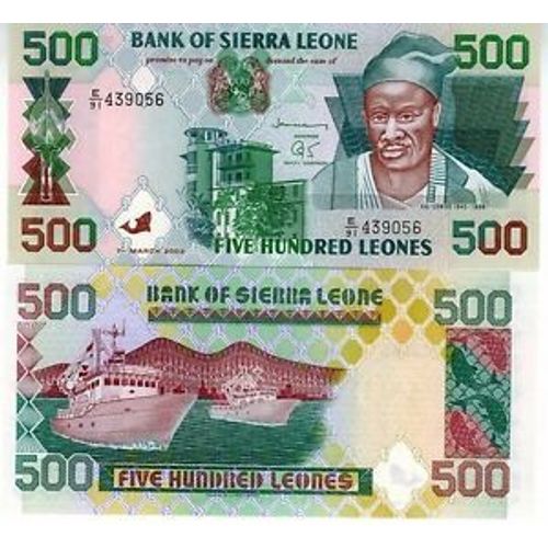 Billet Sierra Leone 500 Leone