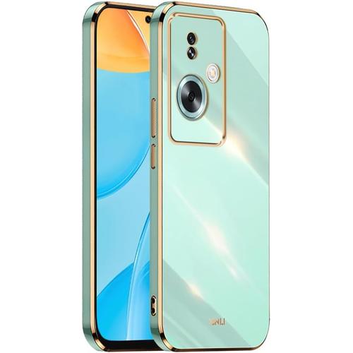 Cadre Galvanisé Coque Pour Oppo A79 5g / Oneplus Nord N30 Se 6.72"" Inches Etui De Protection En Silicone Tpu - Vert