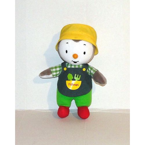 Doudou Peluche T'choupi Jardinier Tchoupi Jemini 20cm