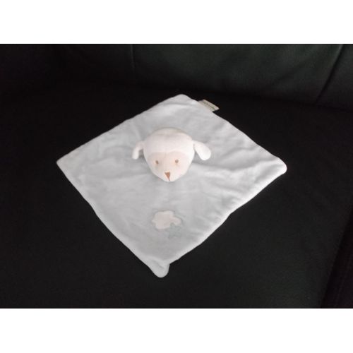 Doudou Plat Mouton Bleu Bout'chou
