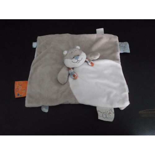 Doudou Plat Castor/Écureuil Noukies
