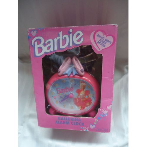 RÉVEIL BARBIE BALLERINA VINTAGE DANS CA BOITE ZEON MATTEL1996