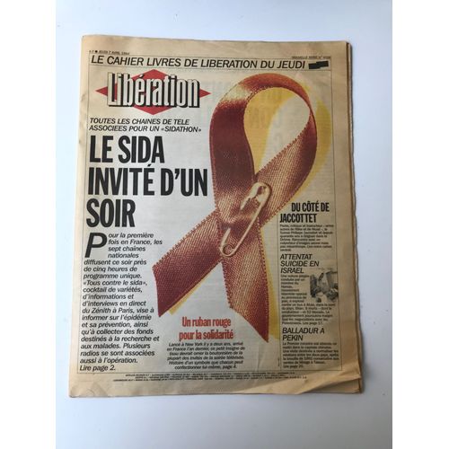 Libération 4006 : Toutes Les Chaînes De Télé Associées Pour Un "Sidathon". Le Sida Invité D'un Soir