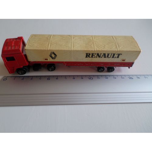 Semi Remorque Renault Rouge-Majorette