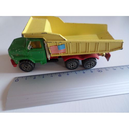 Camion Benne Vert / Jaune-Majorette