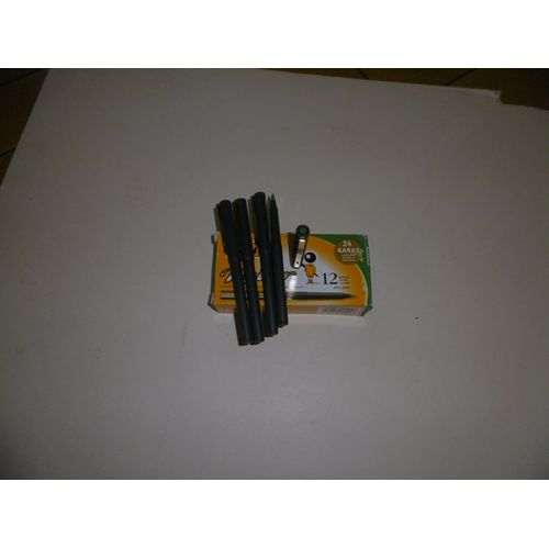 Feutre Roller Metal Point Bic Vert Re11 90205 Lot De 4