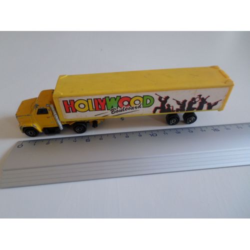 Semi Remorque Jaune Hollywood-Majorette