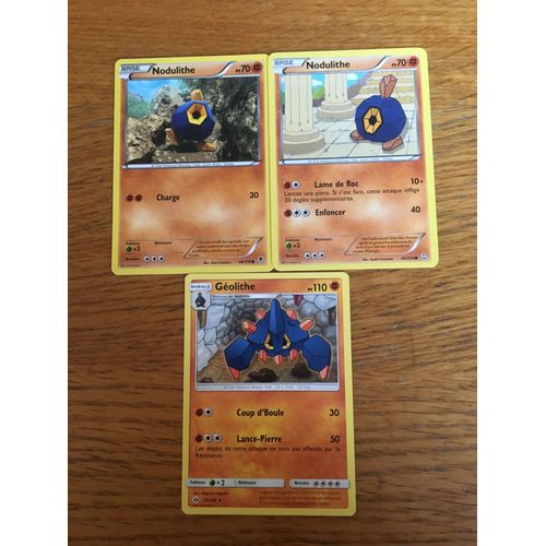 (142) 2x Nodulithe + Géolithe (Pokemon)