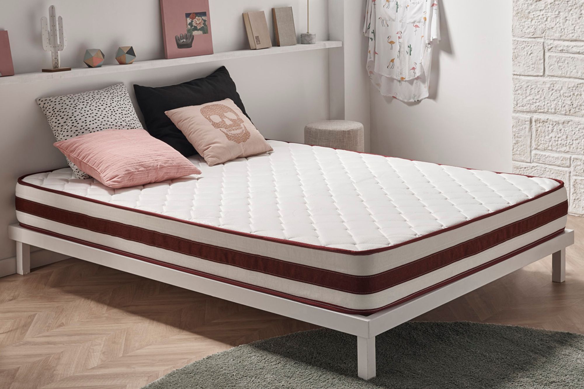 Moonia | Matelas First Class Edition | Haute Durabilité | Anti-Acariens | 180 X 200cm