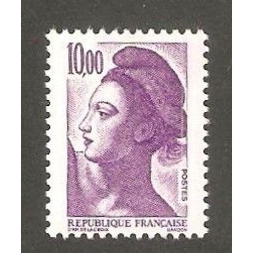 Type Liberté 10 F 1983
