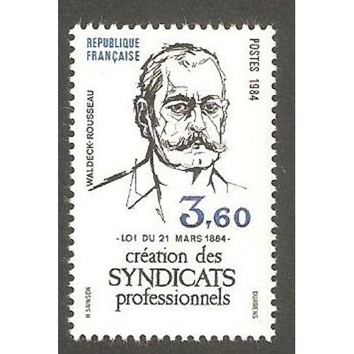 Création Des Syndicats Waldeck-Rousseau-1984