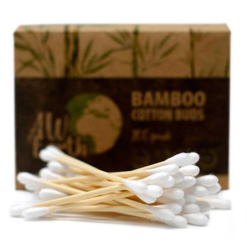 Boite De 200 Coton-Tiges Bambou 