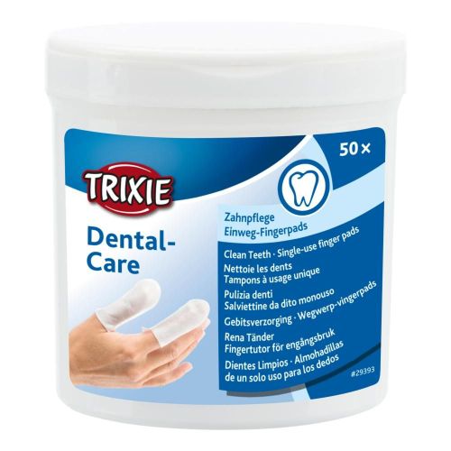 Trixie 50 Protege Doigts Soin Dents Pour Chien Chat Lapin Rongeur