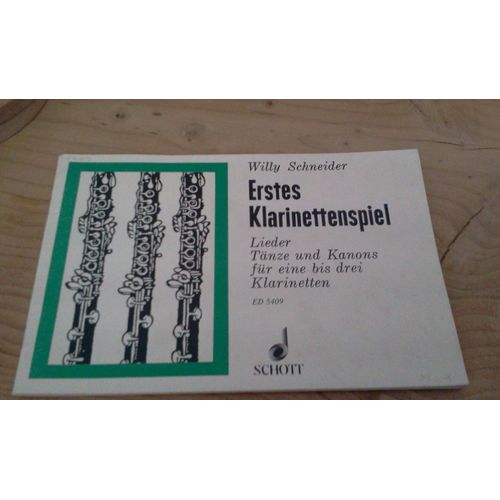 Erstes Klarinettenspiel / Recueil