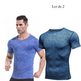 Compression running homme : vêtement, maillot et t-shirt de compression pas  cher