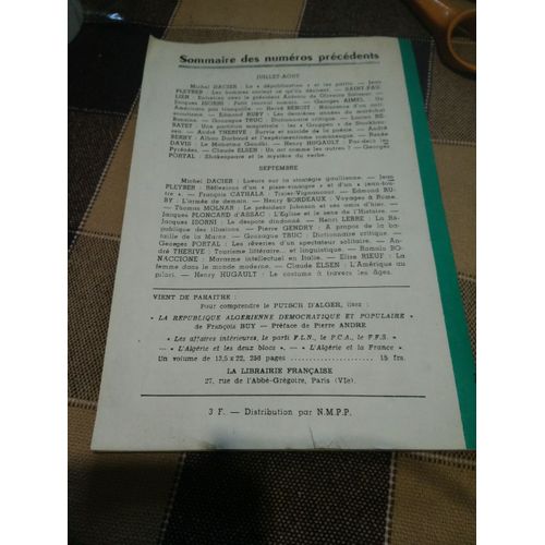 Ecrits De Paris  N° 241 : (De Gaulle) Son Plan De Destruction De L'o. T. A. N.