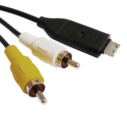 Câble AV Audio-Video haut de gamme pour Samsung Digimax L201 - garantie 1 an