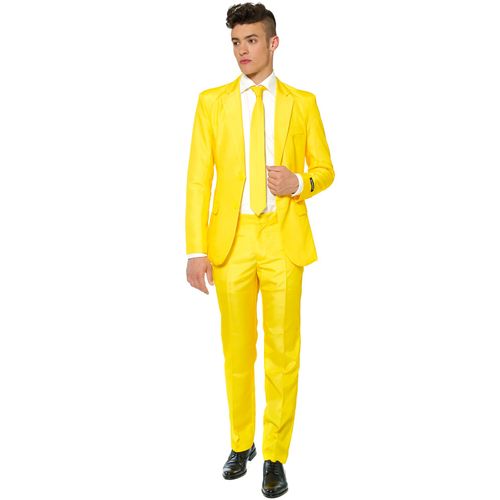 Costume Mr. Solid Jaune Homme Suitmeister - Taille: M (Eu 50)