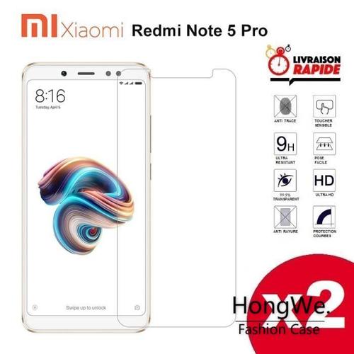 Hongwe.® Film Protege Ecran Verre Trempe Redmi Note 5 Pro