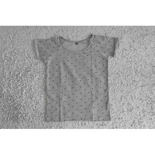 Tee-Shirt Large À Manches Courtes Pimkie Gris Taille M