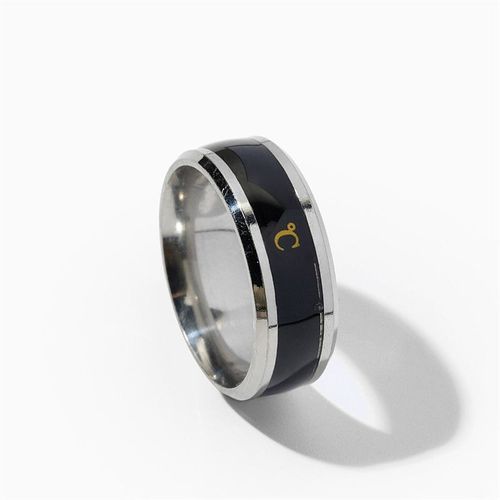 Bagues Intelligentes Sensibles À La Température Pour Hommes Et Femmes, Bijoux En Acier Au Titane, Émotion Et Sensation, Jz515