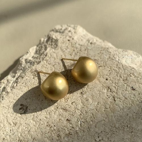 Boucles D'oreilles À Tige Boule Ronde De Luxe Pour Femmes Et Filles, Bijoux D'oreille À La Mode, Cadeau De Fête, Eh1088