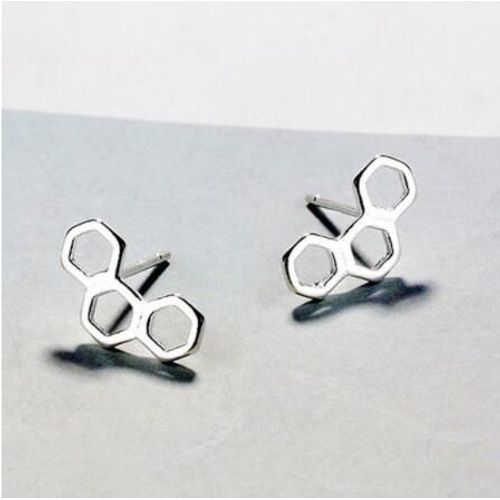 Boucles D'oreilles À Tige Triangle En Argent 925 Pour Femmes, Piercing, Bijoux De Mariage Élégants