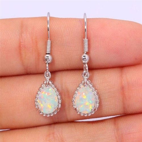 Boucles D'oreilles Gothiques Tibétaines En Argent, Vintage, Pierre De Lune, Géométrique, Pour Femmes, Bol, Ixde Mariage, Punk, Bijoux, Pendientes Eh1445