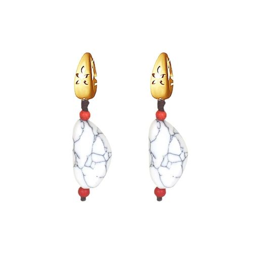 Boucles D'oreilles Pendantes Bohèmes Pour Femmes, Vintage, Turquoise, Ethnique, Rétro, Pendentif, Crochet, Plage, Fête, Bijoux, Cadeau, Eh1078
