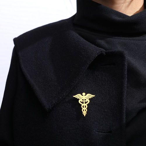 Broches Étanches En Acier Inoxydable Pour Femmes Et Hommes, Épingles À Vêtements, Ailes D'asile, Accessoires De Charme, Mode Unisexe, Bijoux Cadeaux